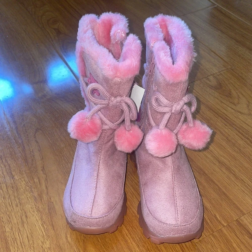 NIB Girls pink Barbie boots​​​​​​​​​